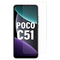 Xiaomi Poco C51 Beskyttelsesglass - 9H, 0.3mm - Klar