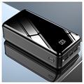 Trippel USB Rask Powerbank 50000mAh - PD 18W (Åpen Emballasje - Tilfredsstillende) - Svart