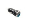 Universell DuoMini USB Billader - Svart