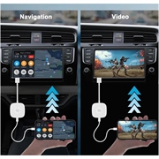 Kablet CarPlay Mirror Adapter THT-020-7 for iPhone - USB-A, USB-C - Hvit