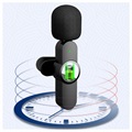 Trådløs Lavalier / Clip-On Mikrofon for Smarttelefon - USB-C - Svart