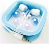 In-Ear 3,5mm Stereo Hodesett - iPhone, iPod, MP3 - Bl�