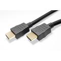 Goobay HDMI 1.4 Kabel med Ethernet - Gullbelagt - 3m - Svart