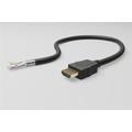 Goobay 4K HDMI 1.4 Kabel med Ethernet - Gullbelagt - 1m - Svart