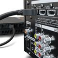 Goobay 4K HDMI 1.4 Kabel med Ethernet - Gullbelagt - 1m - Svart