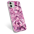 iPhone 12 TPU-deksel - Rosa Krystall
