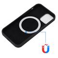 iPhone 13 Liquid Silikondeksel - MagSafe-kompatibel - Svart