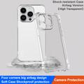 iPhone 15 Pro Imak Drop-Proof TPU-deksel - Gjennomsiktig