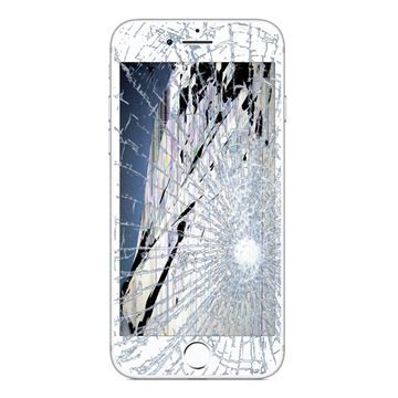 iPhone 7 Reparasjon av LCD-Display og Glass - Hvit - Originalkvalitet