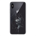 iPhone X Bakdeksel reparasjon - Kun Glass - Svart