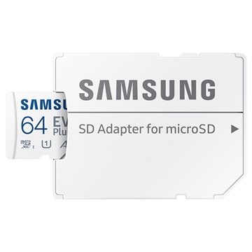 Samsung EVO Plus MicroSDXC Minnekort med Adapter MB-MC64KA/EU