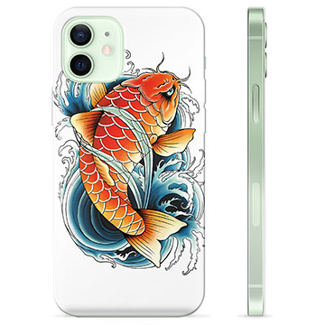 iPhone 12 TPU-deksel - Koi Fisk
