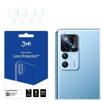 Bilde av 3mk Hybrid Xiaomi 12t/12t Pro Kamera Linse Beskytter I Glass - 4 Stk.