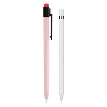 Bilde av Ahastyle Pt80-1-k For Apple Pencil 2. Generasjons Styluspenn Med Silikondeksel Og Beskyttelseshylse Mot Fall - Rosa