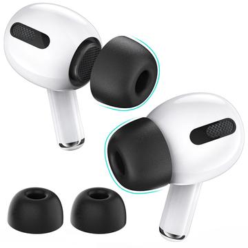 Bilde av Ahastyle Wg28 1 Par øretelefonhetter For Apple Airpods Pro / Pro 2 Memory Foam Replacement Earbuds Tips, Størrelse: L