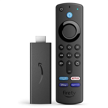 Amazon Fire TV Stick 4K 2021 med Alexa Voice Remote - 8GB/1.5GB (Åpen Emballasje - Bulk)