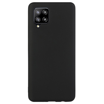Mot Fingeravtrykk Matte Samsung Galaxy A42 5G TPU-deksel - Svart