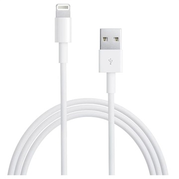 Bilde av Apple Md818zm/a Lightning / Usb-kabel - Iphone, Ipad, Ipod - Hvit - 1m