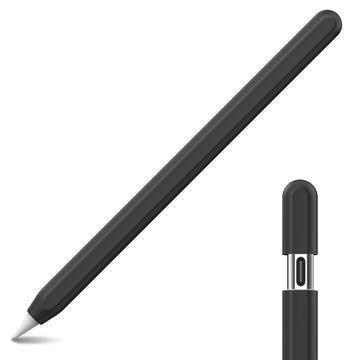 Apple Pencil (USB-C) Ahastyle PT65-3 Silikonetui - Svart