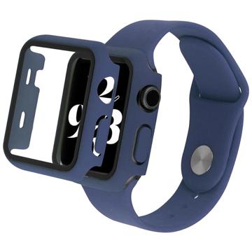 Apple Watch Series 7/8 Plastdeksel med Skjermbeskytter - 41mm - Mørkeblå