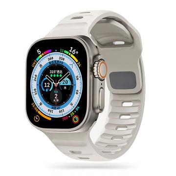 Apple Watch Series Ultra 2/Ultra/9/8/SE (2022)/7/SE/6/5/4/3/2/1 Tech-Protect IconBand Line silikonrem - 49mm/45mm/44mm/42mm - Starlight