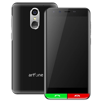Bilde av Artfone Smart 500 Mobiltelefon For Eldre - 4g, Sos - Svart
