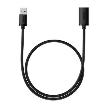 Baseus AirJoy USB 3.0-forlengelseskabel fra hann til hunn - 0.5m - svart