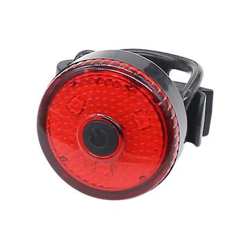 USB-oppladbart LED-baklys bak på sykkelen LED-baklys bak på sykkelen med 3 lysmoduser - rød