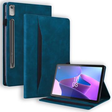 Lenovo Tab P11 Pro Gen 2 Business Style Smart Folio-etui - Blå