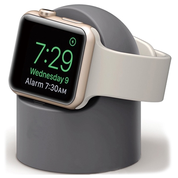 Bilde av Apple Watch Series Ultra/8/se (2022)/7/se/6/5/4/3/2/1 Ladestativ - Grå