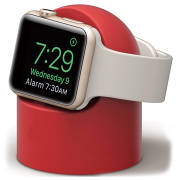 Apple Watch Series Ultra/8/SE (2022)/7/SE/6/5/4/3/2/1 Ladestativ - Rød
