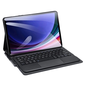 Samsung Galaxy Tab S9+ Dux Ducis Deksel med Bluetooth-tastatur - Svart