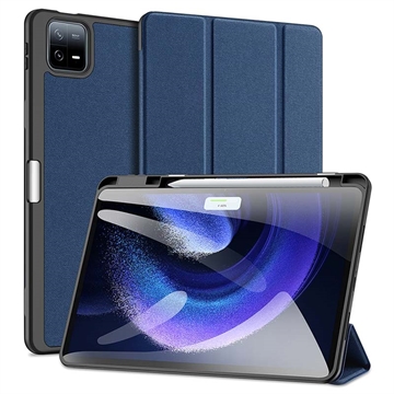 Dux Ducis Domo Xiaomi Pad 6/Pad 6 Pro Tri-Fold Smart Folio-etui - Blå