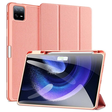Dux Ducis Domo Xiaomi Pad 6/Pad 6 Pro Tri-Fold Smart Folio-etui - Rosa