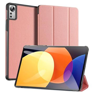 Dux Ducis Domo Xiaomi Pad 5 Pro 12.4 Tri-Fold Smart Folio-etui - Rosa