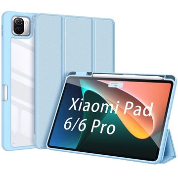 Dux Ducis Toby Xiaomi Pad 6/Pad 6 Pro Tri-Fold Smart Folio-etui - Baby Blå