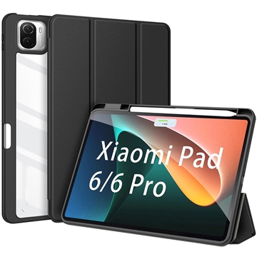 Dux Ducis Toby Xiaomi Pad 6/Pad 6 Pro Tri-Fold Smart Folio-etui - Svart