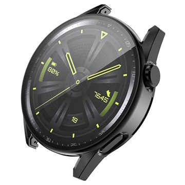 Enkay Huawei Watch GT 3 Deksel med Herdet Glass - 46mm - Svart