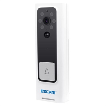 Escam V3 Trådløs Dørklokke Kamera med PIR Bevegelsesdetektor (Bulk Tilfredsstillende)