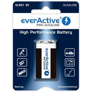 EverActive Pro 6LR61/9V alkalisk batteri 550mAh