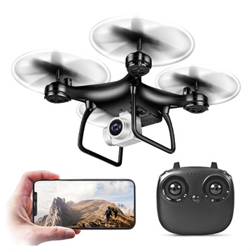 FPV Drone med 720p High-Definition-kamera TXD-8S (Åpen Emballasje - Tilfredsstillende) - Svart