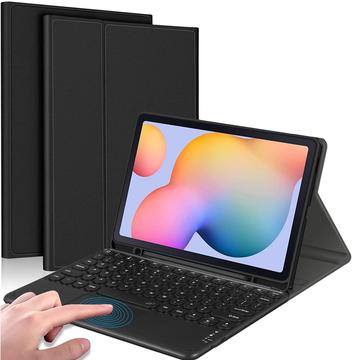 Samsung Galaxy Tab S6 Lite 2020/2022/2024 Bluetooth-tastaturdeksel m/ Pekeplate - Svart