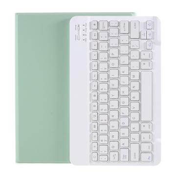 iPad Air 2024/2022/2020 Bluetooth-tastaturveske med Pennespor - Lysegrønn