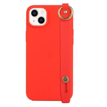 Bilde av Candy Color Iphone 14 Plus Tpu-deksel Med Håndstropp - Rød