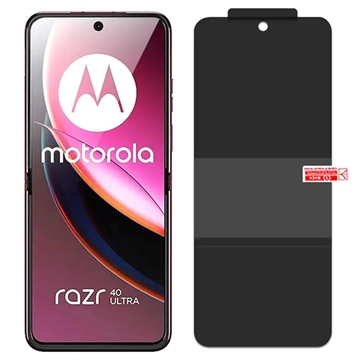 Motorola Razr 40 Ultra Full Dekning TPU Skjermbeskytter - Privacy