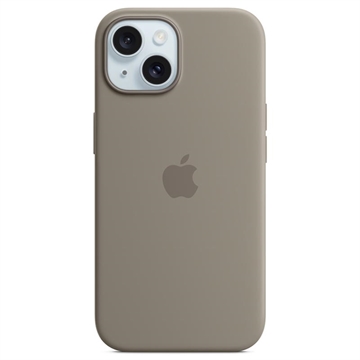 Bilde av Iphone 15 Apple Silikonskal Med Magsafe Mt0q3zm/a - Leire