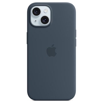 Bilde av Iphone 15 Apple Silikonskal Med Magsafe Mt0n3zm/a - Storm Blå