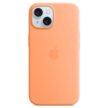 Bilde av Iphone 15 Plus Apple Silikonskal Med Magsafe Mt173zm/a - Appelsinsorbet