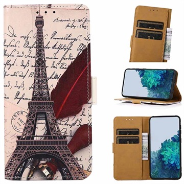 Bilde av Glam Series Oneplus 9rt 5g Lommebok-deksel - Eiffeltårnet
