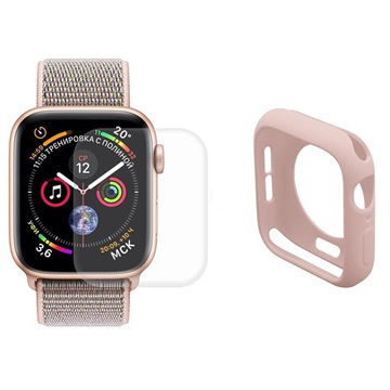 Hat Prince Apple Watch Series SE (2022)/SE/6/5/4 Full Beskyttelsessett - 44mm - Rosa